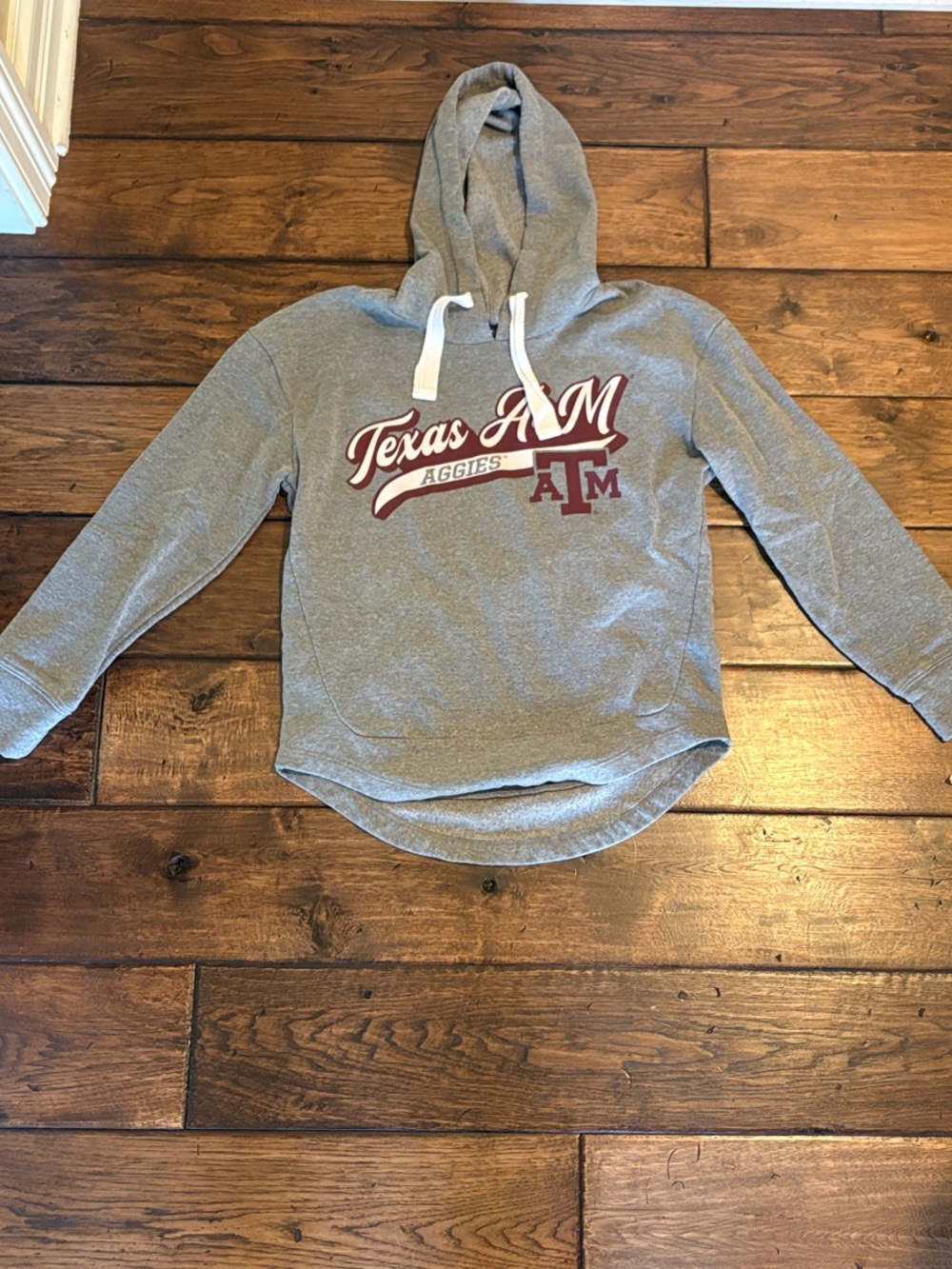 Fanatics Texas A&M Gray Hoodie with Maroon Logo